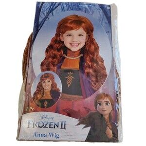 Frozen II Anna wig Disney Princess NEW red hair dress up